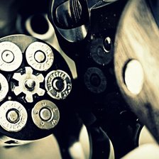 Схема вышивки «Пистолет»