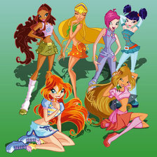 Схема вышивки «Винкс»