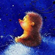 Схема вышивки «Ежик»