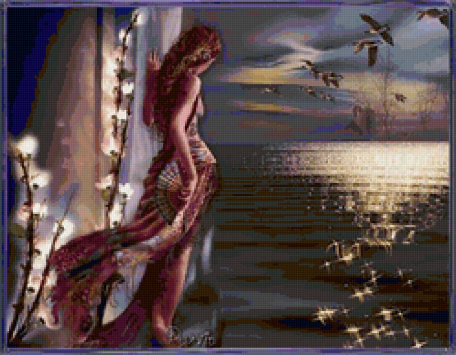 ожидание 2 - вода, девушка, море - предпросмотр