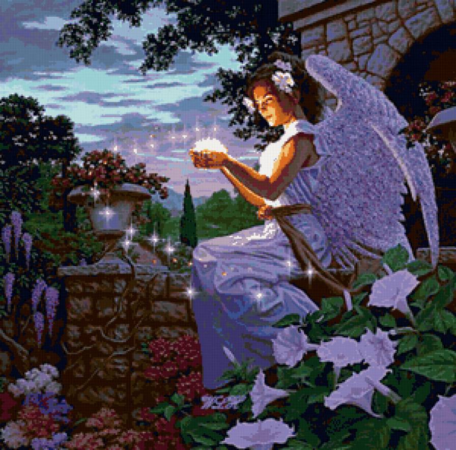 ангел - картина, ангелы, образ, фентези - предпросмотр