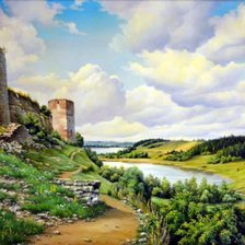 Схема вышивки «Серия "Пейзаж. Лето"»