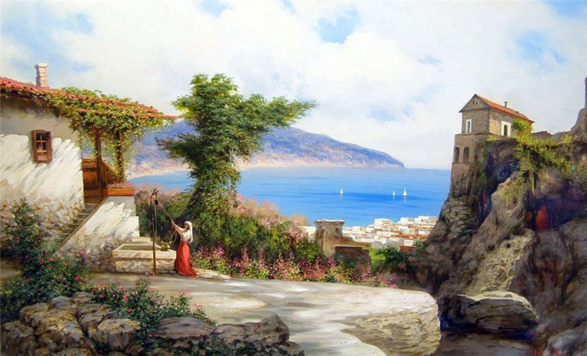 Морская тема Милюков Александр - море, пейзаж - оригинал