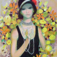 Схема вышивки «Ретро»