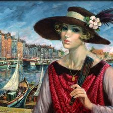 Схема вышивки «Ретро»