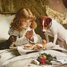 Схема вышивки «Девочка»