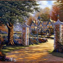 Схема вышивки «пейзаж3»