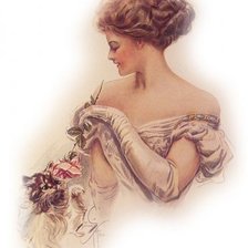 Схема вышивки «Серия "Портрет"»