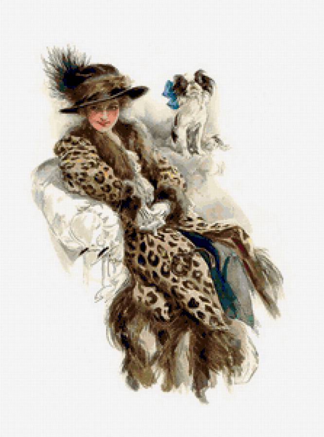 Серия "Портрет" - собаки, животные, девушка - предпросмотр