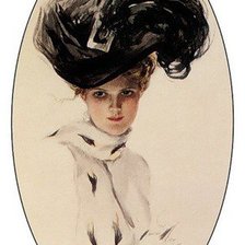 Схема вышивки «Серия "Портрет"»