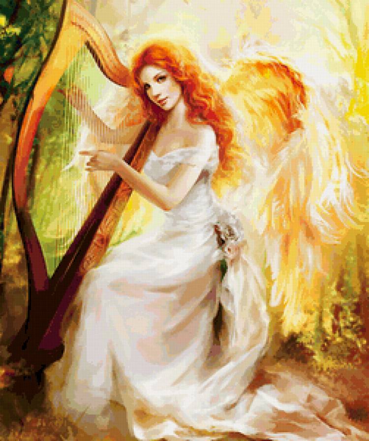 №121730 - девушка, фэнтези, люди, ангел - предпросмотр