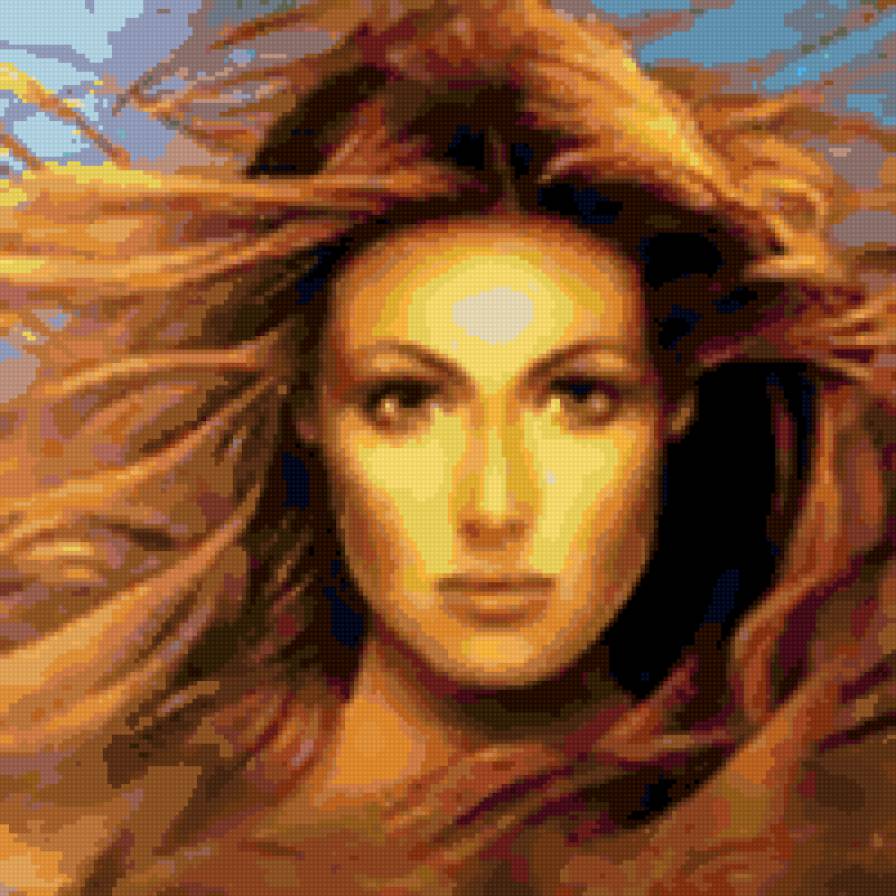 девушка - девушка, волосы - предпросмотр