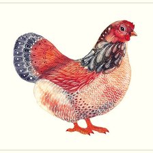 Схема вышивки «Серия "Птицы в узорах"»