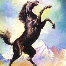 Схема вышивки «По картине художника.»