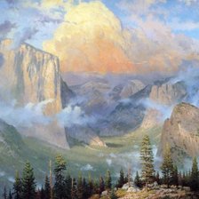 Схема вышивки «По картине художника.»