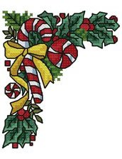 Схема вышивки «Уголок для салфетки»