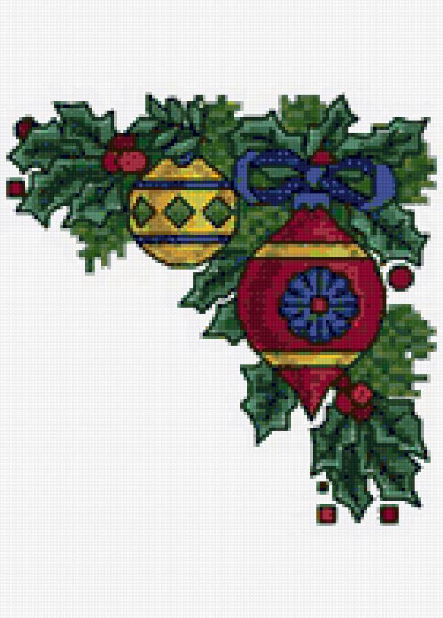 Сюжет для скатерти и салфетки - салфетка, скатерти и салфетки, новый год, новогодняя, елка - предпросмотр