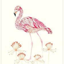 Схема вышивки «Серия "Птицы в узорах"»