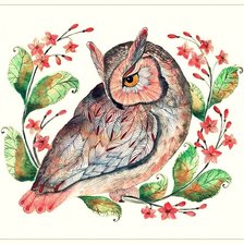 Схема вышивки «Серия "Птицы в узорах"»