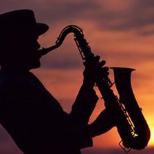 Схема вышивки «саксофонист»