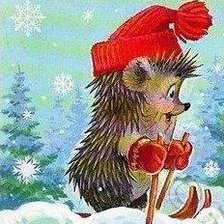 Схема вышивки «Ёжик»