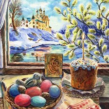 Схема вышивки «Пасхальная»