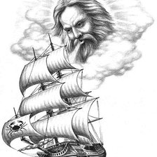 Схема вышивки «Борей»