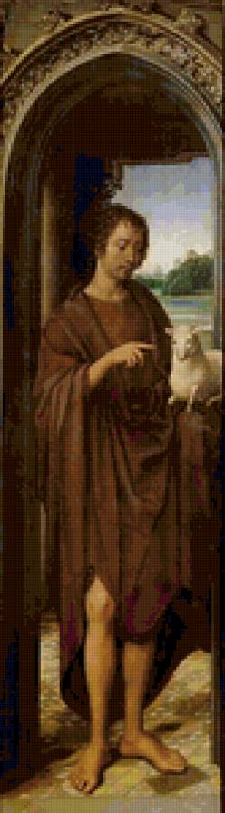 богоматерь с младенцем-1 ч - святая, икона, девушка, триптих, живопись, картина - предпросмотр