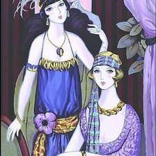 Схема вышивки «Ретро»