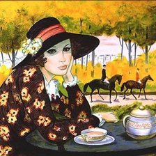 Схема вышивки «Ретро»