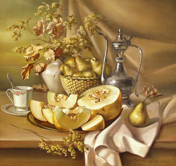 натюрморт. - фрукты, натюрморт - оригинал