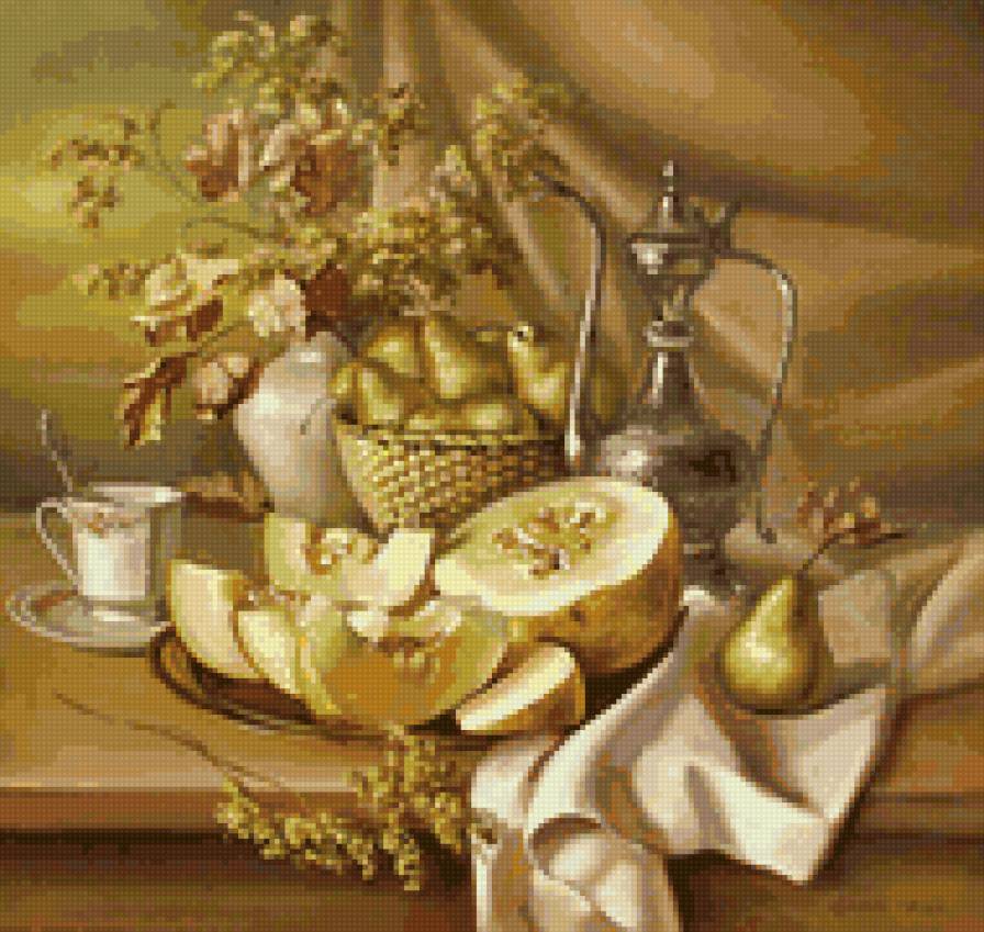 натюрморт. - фрукты, натюрморт - предпросмотр