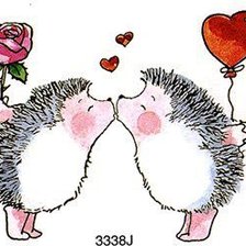 Схема вышивки «Весёлый ёжик»