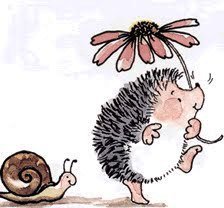 Схема вышивки «Весёлый ёжик»