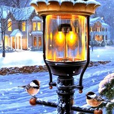 зимний вечер