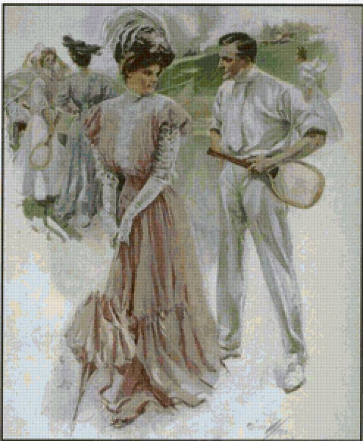 Серия "Портрет" - двое, девушка, пара, люди, мужчина - предпросмотр