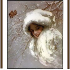 Схема вышивки «Серия "Портрет"»