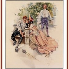 Схема вышивки «Серия "Портрет"»