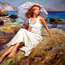 Схема вышивки «У моря»