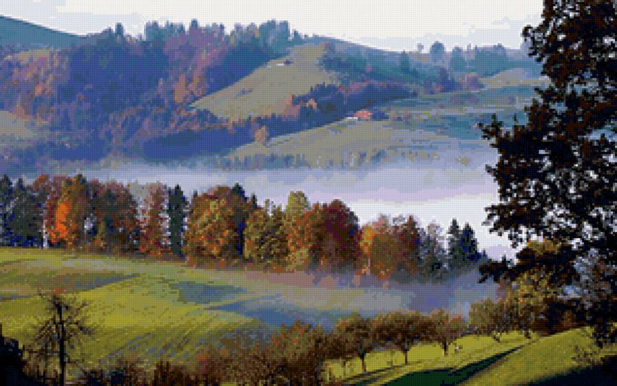 Осенний пейзаж - осень, пейзаж - предпросмотр