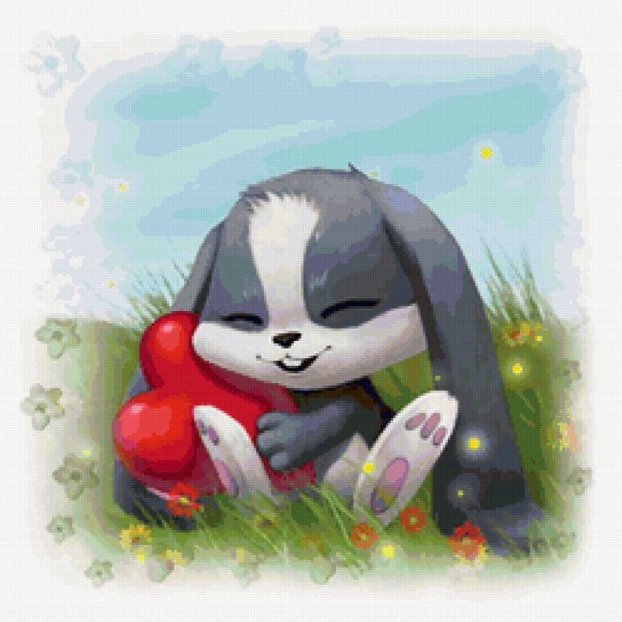 зайка - нарисованное, детское, животное, зайка - предпросмотр