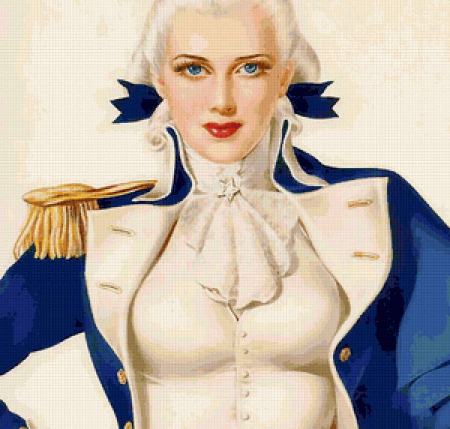 Серия "В американском стиле" - девушка - предпросмотр