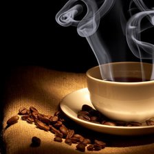 Схема вышивки «кофе»