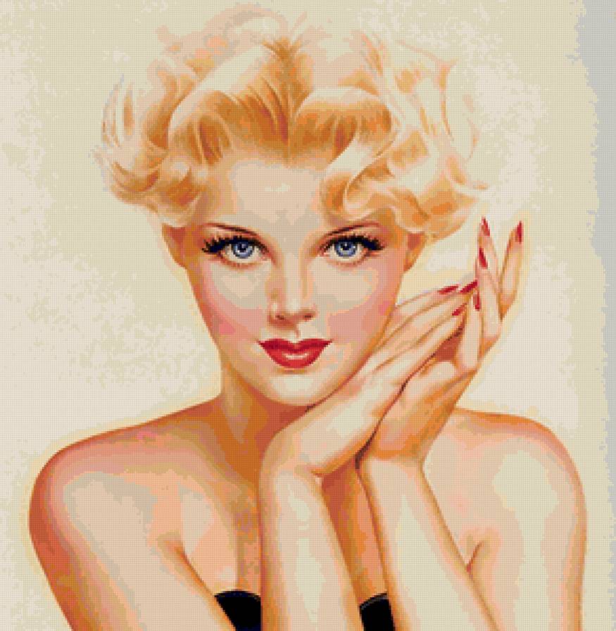 Серия "В американском стиле" - девушка - предпросмотр