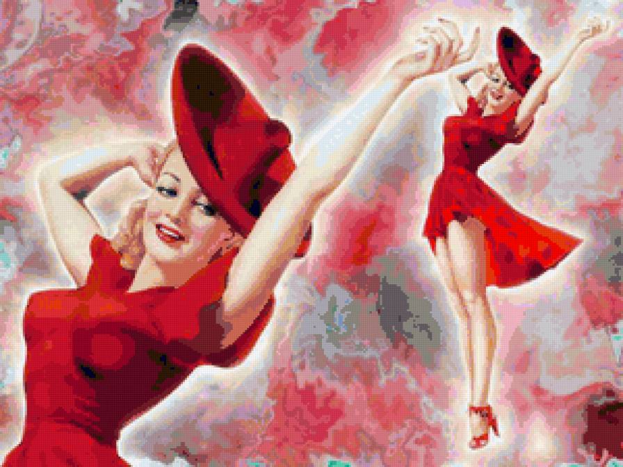 Серия "В американском стиле" - девушка - предпросмотр