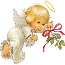 Схема вышивки «ангелочек с цветами»