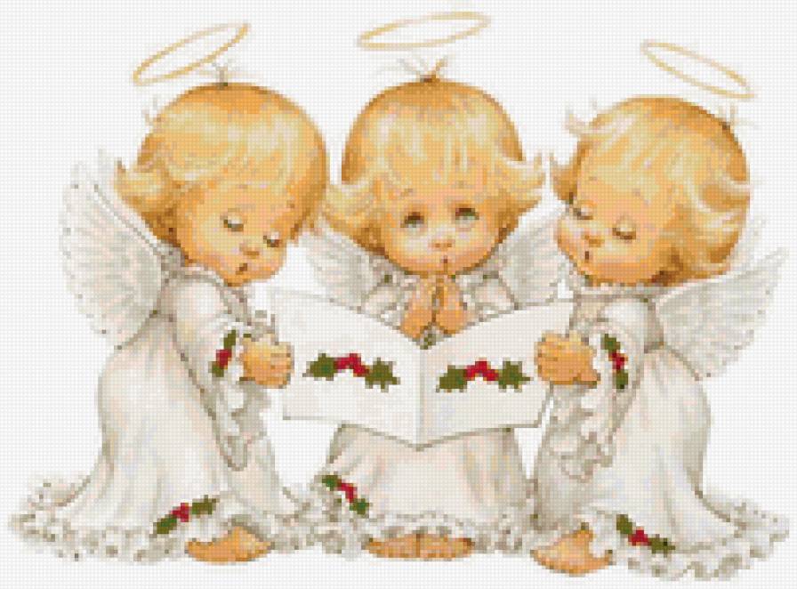 трио ангелочков - ангел - предпросмотр