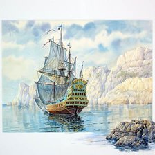 Схема вышивки «Серия "Пейзаж.Море"»