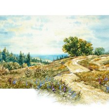 Схема вышивки «Серия "Пейзаж. Лето"»