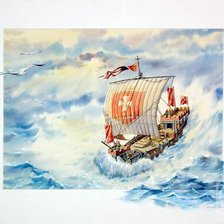 Схема вышивки «Серия "Пейзаж. Море"»